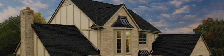Roofing Shingles on a house