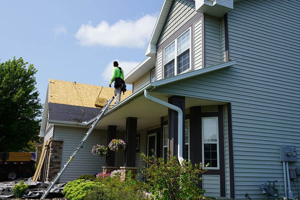 Best Roofers in Minnesota on a roof
